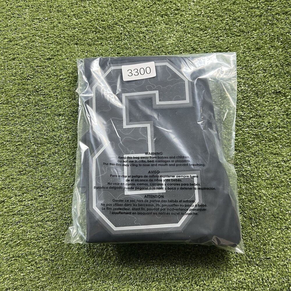 NWT Black Camp Reflective Jersey Packers #33 Aaron Jones Size M - Picture 8 of 8